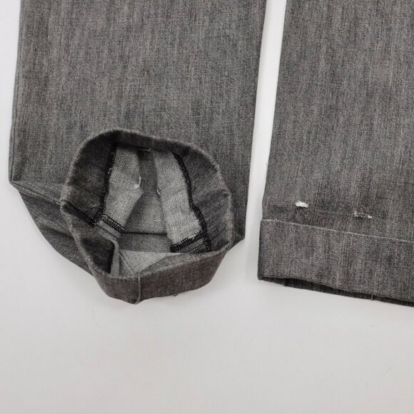 Chanel 10P jeans 42 US 10 gray high waist 3 button gray distressed 2010 - Picture 14 of 16